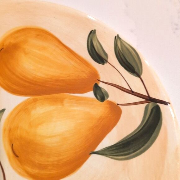 Vintage Pier 1 Imports Round Provence Hand Painted Earthenware Hot Plate Trivet - Picture 3 of 8